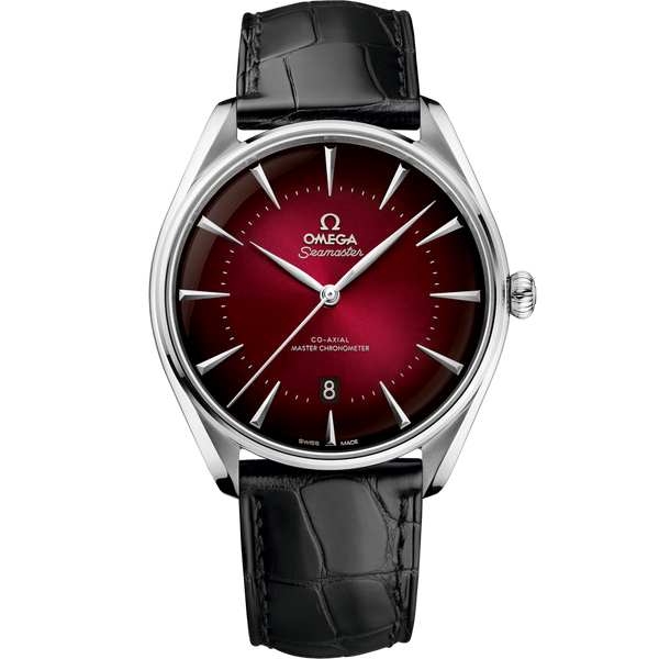 Omega 511.13.40.20.11.002 Seamaster Master Co-Axial 39.5 Omega Boutique Edition Stainless Steel / Red / Alligator