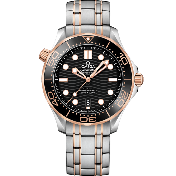 Omega 210.20.42.20.01.001 Seamaster Diver 300M Master Co-Axial 42 Stainless Steel / Sedna Gold / Black / Bracelet