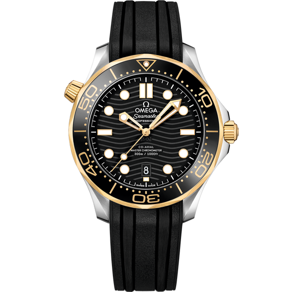 Omega 210.22.42.20.01.001 Seamaster Diver 300M Master Co-Axial 42 Stainless Steel / Yellow Gold / Black / Rubber