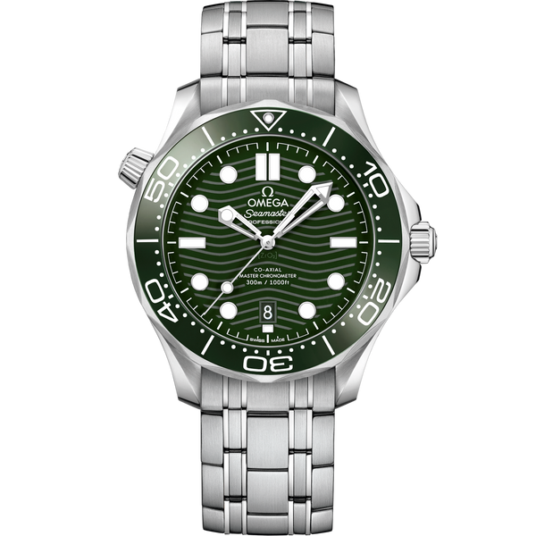 Omega 210.30.42.20.10.001 Seamaster Diver 300M Master Co-Axial 42 Stainless Steel / Green / Bracelet