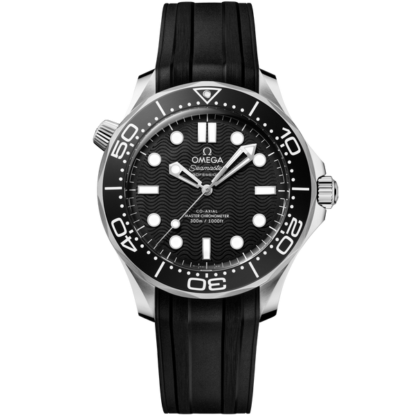 Omega 210.32.42.20.01.003 Seamaster Diver 300M No-Date Master Co-Axial 42 Stainless Steel / Black / Rubber