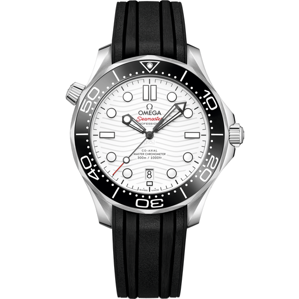 Omega 210.32.42.20.04.001 Seamaster Diver 300M Master Co-Axial 42 Stainless Steel / White / Rubber