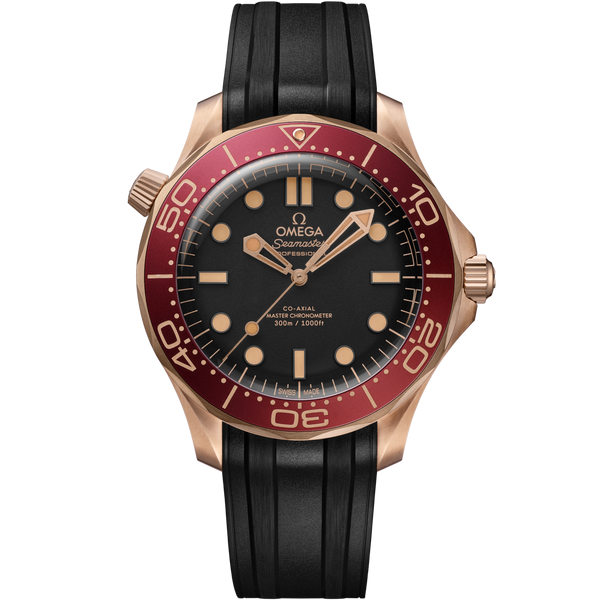 Omega 210.92.42.20.01.003 - Seamaster Diver 300M Master Co-Axial 42 Bronze Gold / Black / Rubber