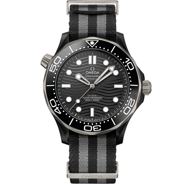 Omega 210.92.44.20.01.002 Seamaster Diver 300M Master Co-Axial 43.5 Ceramic / Titanium / Black / NATO