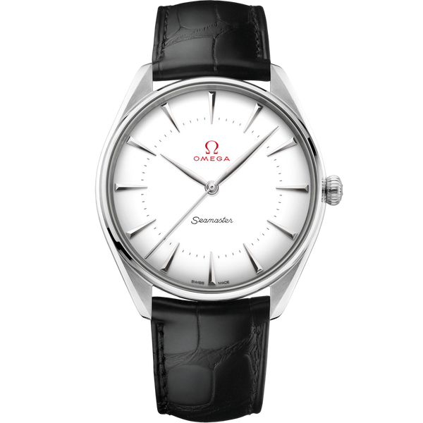 Omega 522.53.40.20.04.002 Seamaster Master Co-Axial 39.5 Olympic Games Gold Canopus / Enamel / Alligator