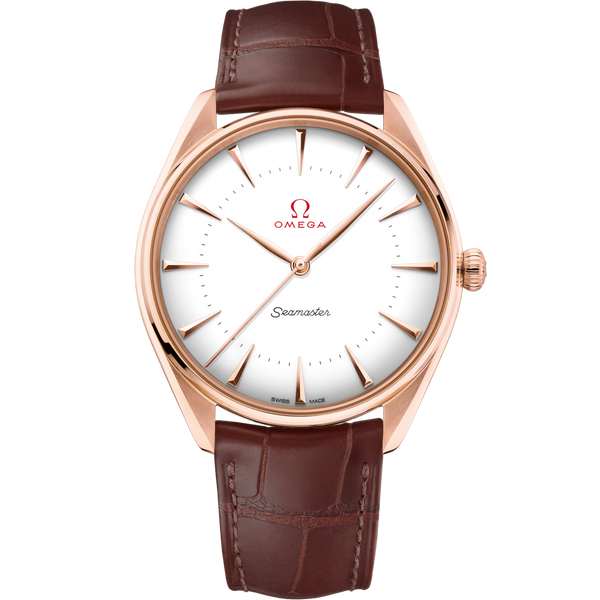 Omega 522.53.40.20.04.003 Seamaster Master Co-Axial 39.5 Olympic Games Gold Sedna Gold / Enamel / Alligator