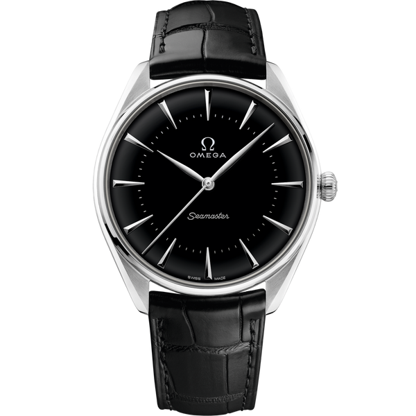Omega 522.93.40.20.01.001 Seamaster Master Co-Axial 39.5 Olympic Games Platinum / Enamel / Alligator