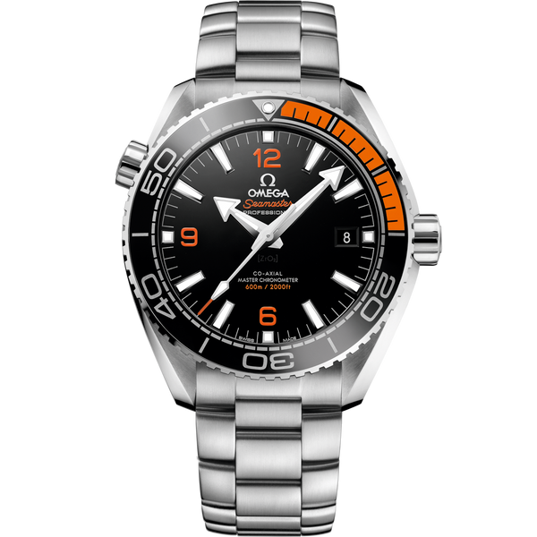 Omega 215.30.44.21.01.002 Seamaster Planet Ocean 600M Co-Axial 43.5 Master Chronometer Stainless Steel / Orange / Bracelet