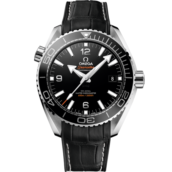 Omega 215.33.44.21.01.001 Seamaster Planet Ocean 600M Co-Axial 43.5 Master Chronometer Stainless Steel / Black / Alligator