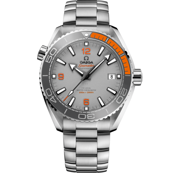 Omega 215.90.44.21.99.001 Seamaster Planet Ocean 600M Co-Axial 43.5 Master Chronometer Titanium / Grey / Bracelet
