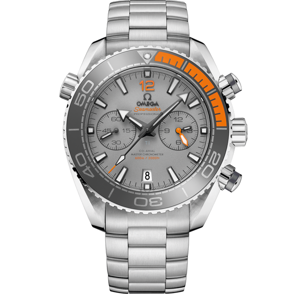 Omega 215.90.46.51.99.001 Seamaster Planet Ocean 600M Co-Axial 45.5 Master Chronometer Chronograph Titanium / Grey / Bracelet
