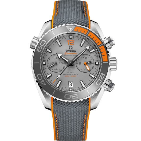 Omega 215.92.46.51.99.001 Seamaster Planet Ocean 600M Co-Axial 45.5 Master Chronometer Chronograph Titanium / Grey / Strap