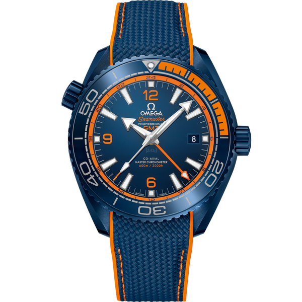 Omega 215.92.46.22.03.001 Seamaster Planet Ocean 600M Co-Axial 45.5 Master Chronometer GMT Big Blue