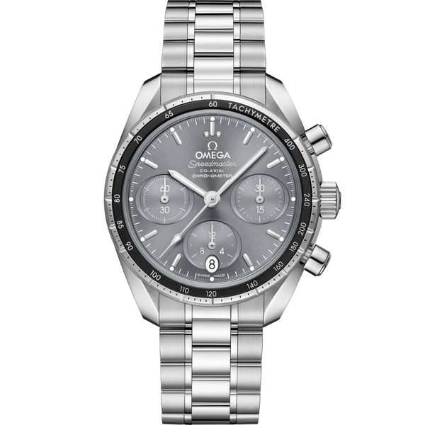 Omega 324.30.38.50.06.001 Speedmaster Co-Axial 38 Stainless Steel / Grey / Bracelet