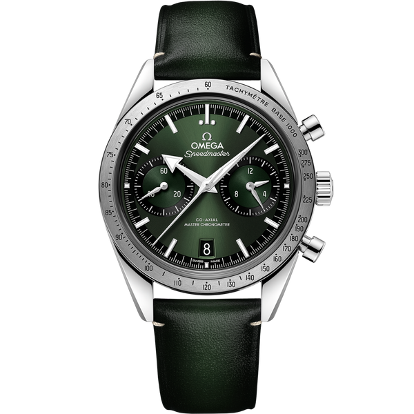 Omega 332.12.41.51.10.001 Speedmaster 57 Master Chronometer 40.5 Stainless Steel / Green