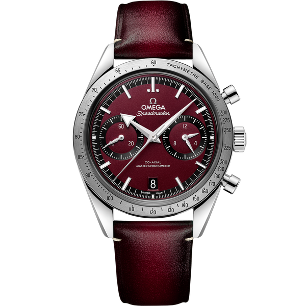 Omega 332.12.41.51.11.001 Speedmaster 57 Master Chronometer 40.5 Stainless Steel / Red / Bracelet