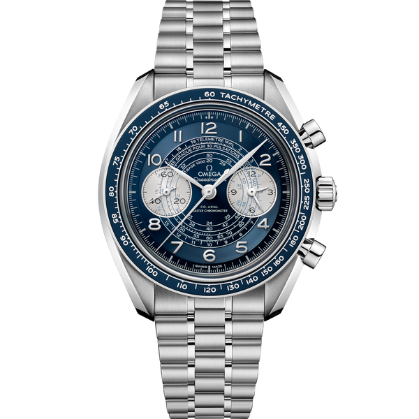 Omega 329.30.43.51.03.001 Speedmaster Chronoscope Master Chronometer Stainless Steel / Blue / Bracelet