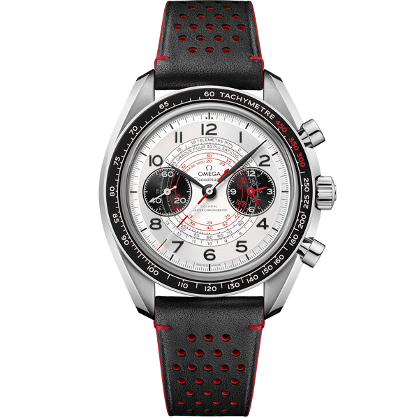 Omega 329.32.43.51.02.001 Speedmaster Chronoscope Master Chronometer Stainless Steel / Silver / Calf