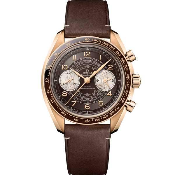 Omega 329.92.43.51.10.001 Speedmaster Chronoscope Master Chronometer Bronze Gold