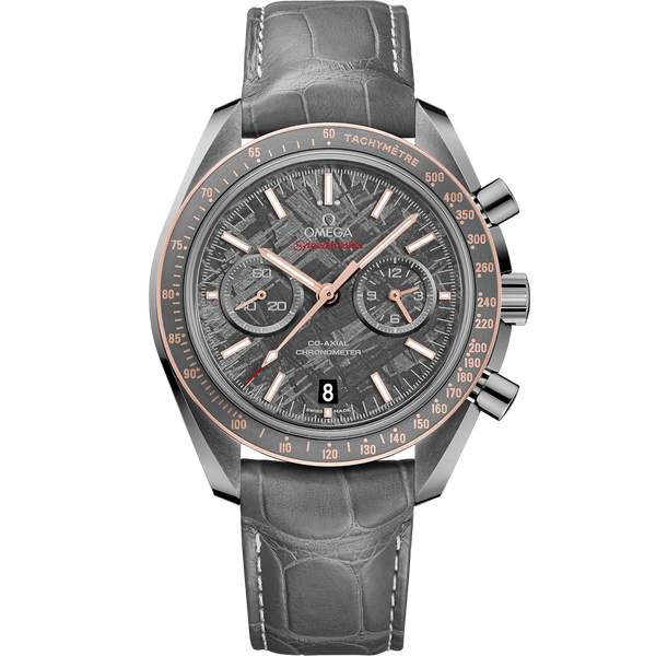 Omega 311.63.44.51.99.001 Speedmaster Moonwatch Co-Axial Grey Side of the Moon Meteorite