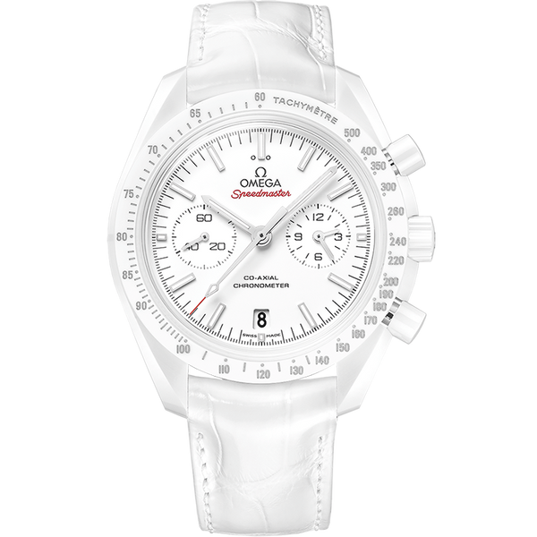 Omega 311.93.44.51.04.002 Speedmaster Moonwatch Co-Axial White Side of the Moon