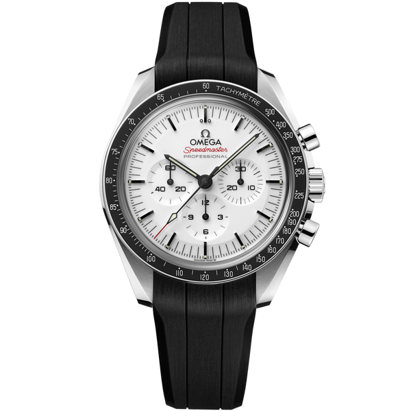 Omega 310.32.42.50.04.001 Speedmaster Professional Moonwatch 3861 Stainless Steel / White / Sapphire / Rubber