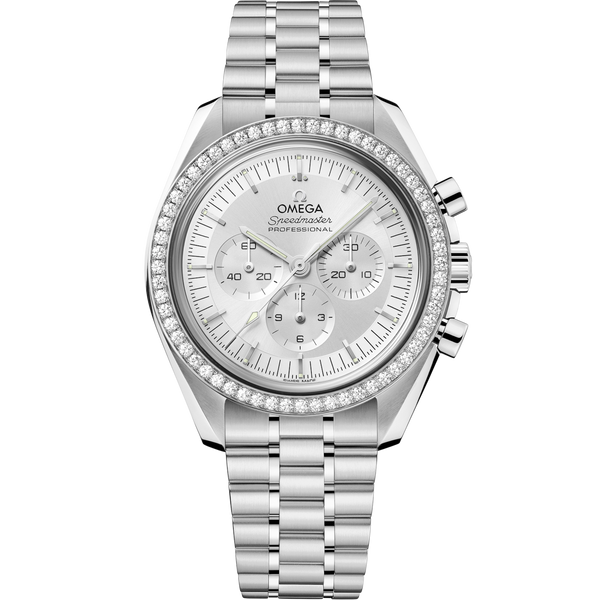 Omega 310.55.42.50.02.001 Speedmaster Professional Moonwatch 3861 Canopus Gold - Diamond / Silver / Bracelet