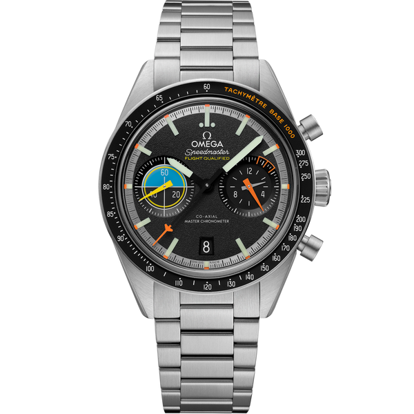Omega 332.10.41.51.01.002 Speedmaster Pilot Flight Qualified Stainless Steel / Black