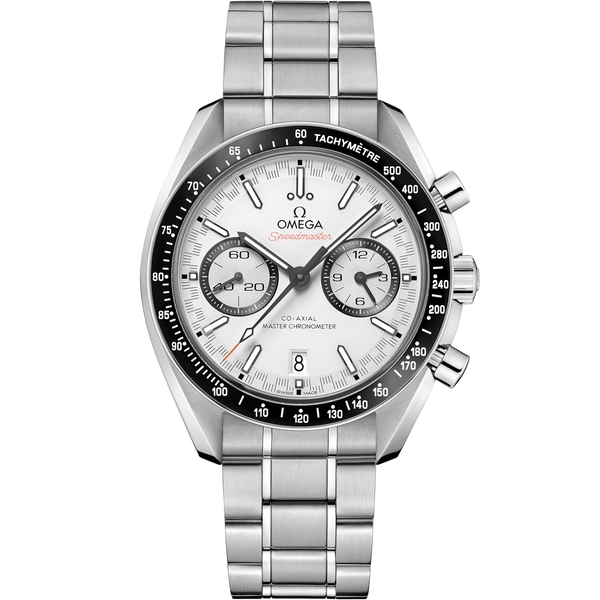 Omega 329.30.44.51.04.001 Speedmaster Racing Master Co-Axial Stainless Steel / White / Bracelet