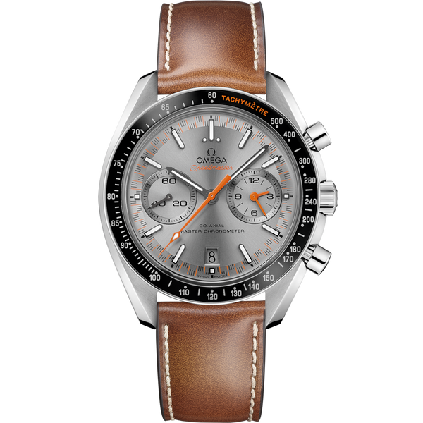 Omega 329.32.44.51.06.001 Speedmaster Racing Master Co-Axial Stainless Steel / Grey / Calf