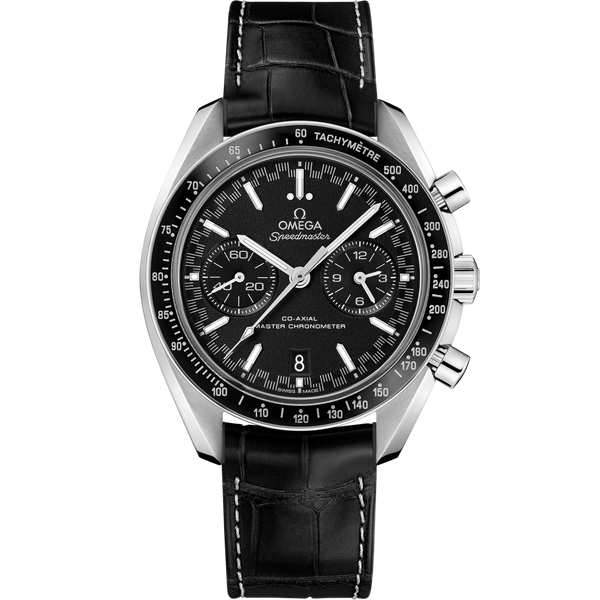Omega 329.33.44.51.01.001 Speedmaster Racing Master Co-Axial Stainless Steel / Black / Alligator