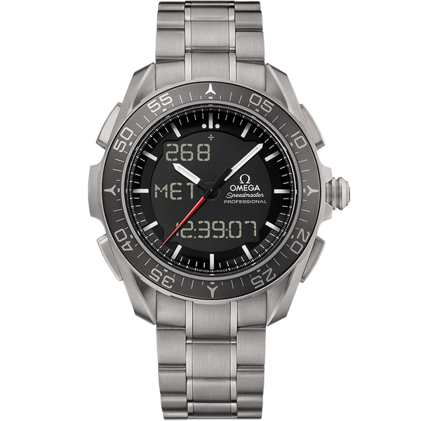 Omega 318.90.45.79.01.001 Skywalker X-33 Titanium / Black / Bracelet