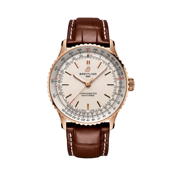Breitling R17329F41G1P1 Navitimer Automatic 41 Automatic Red Gold / Silver