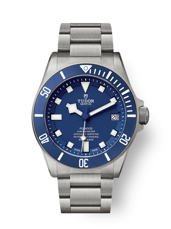 Tudor 25600TB-0001 Pelagos Titanium / Blue / Bracelet