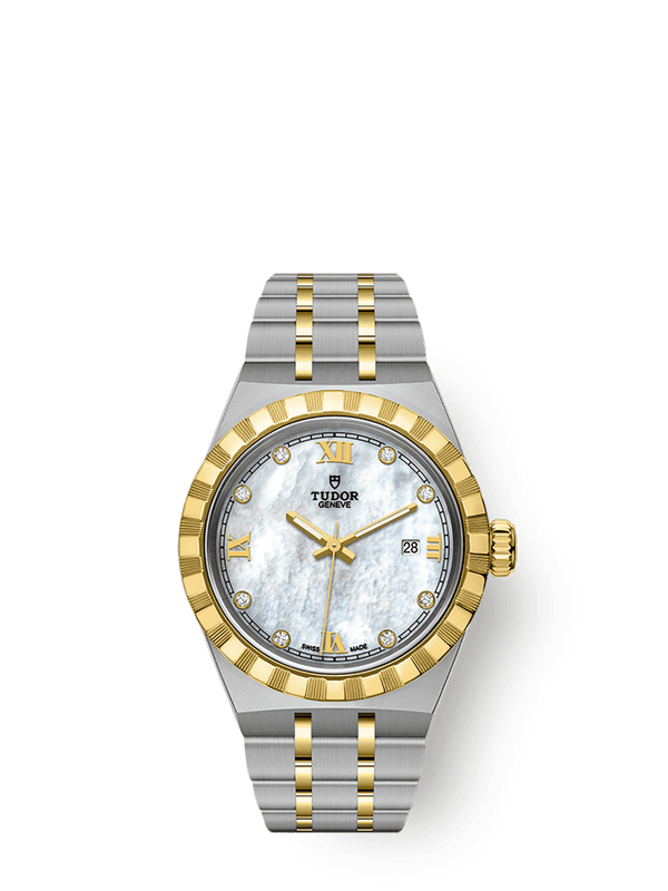 Tudor 28303-0007 Royal Date 28 Stainless Steel / Yellow Gold / MOP