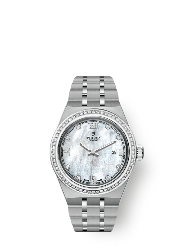 Tudor 28320-0001 Royal Date 28 Stainless Steel - Diamond / MOP