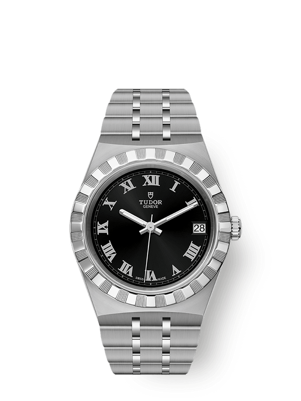 Tudor 28400-0003 Royal Date 34 Stainless Steel / Black - Roman