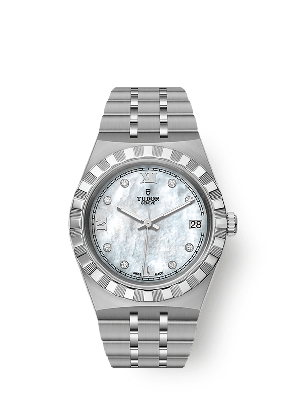 Tudor 28400-0005 Royal Date 34 Stainless Steel / MOP