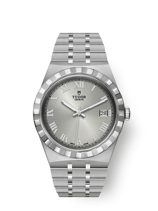 Tudor 28500-0001 Royal Date 38 Stainless Steel / Silver - Roman