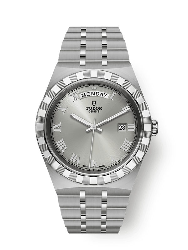 Tudor 28600-0001 Royal Day-Date 41 Stainless Steel / Silver - Roman