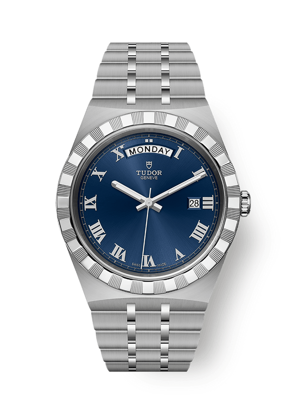 Tudor 28600-0005 Royal Day-Date 41 Stainless Steel / Blue - Roman