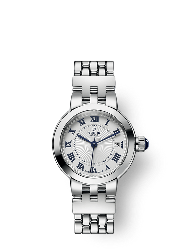 Tudor 35200-0001 Clair de Rose 26 Stainless Steel / Silver-Roman/ Bracelet