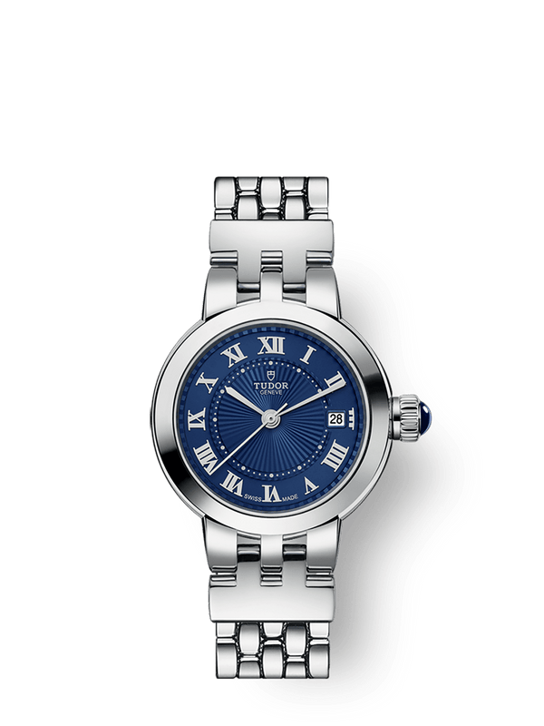 Tudor 35200-0009 - Clair de Rose 26 Stainless Steel / Blue / Bracelet