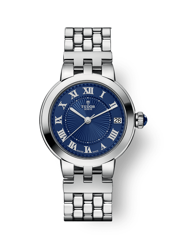 Tudor 35800-0009 - Clair de Rose 34 Stainless Steel / Blue / Bracelet