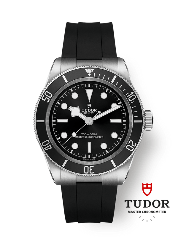 Tudor 7941A1A0NU-0002 - Black Bay Master Chronometer Stainless Steel - Black / Black / Rubber