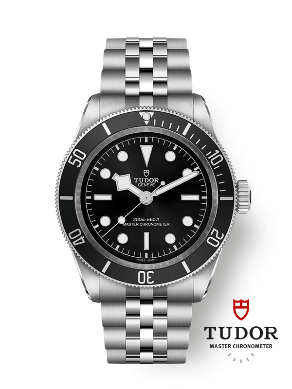 Tudor 7941A1A0NU-0003 - Black Bay Master Chronometer Stainless Steel - Black / Black / Jubilee