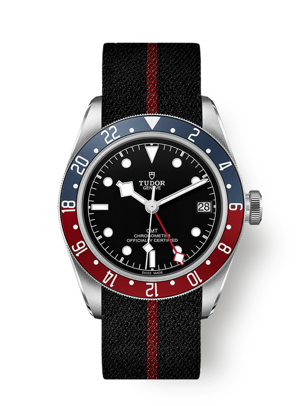 Tudor 79830RB-0003 Black Bay GMT Stainless Steel / Black / Pepsi / Fabric