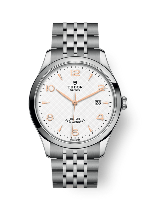 Tudor 91650-0011 1926 41 Stainless Steel / White