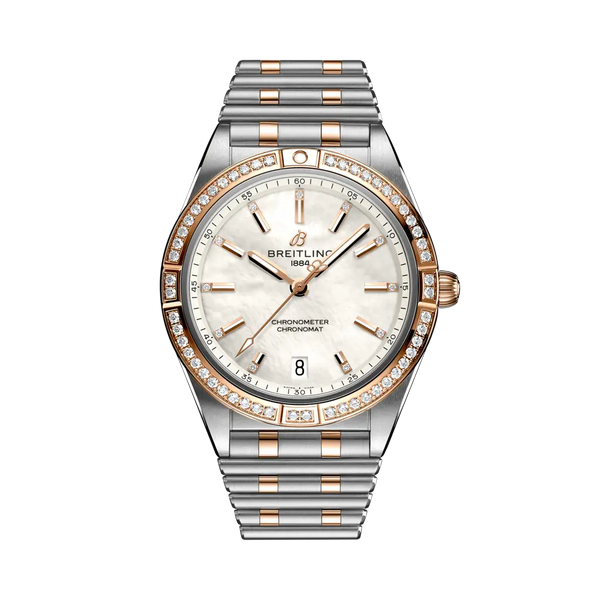 Breitling U10380591A2U1 Chronomat Automatic 36 Stainless Steel / Red Gold - Diamond / MOP / Rouleaux / Boutique Edition