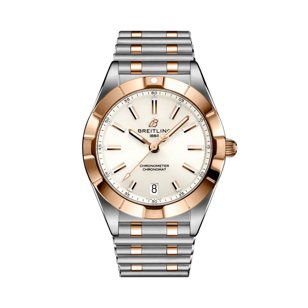 Breitling U77310101A1U1 Chronomat 32 Stainless Steel / Red Gold / White / Rouleaux